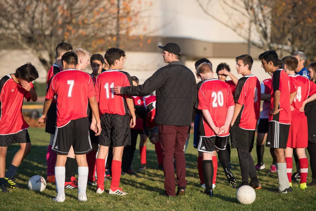 Futbalový tím strednej školy, Nanaimo Ladysmith, Kanada
