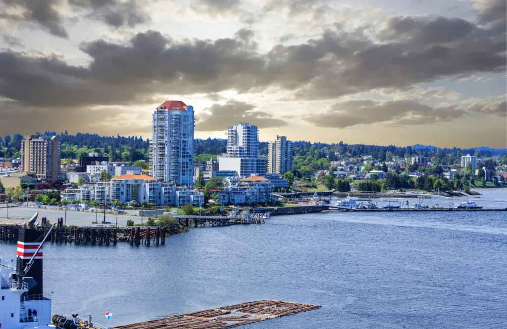 Nanaimo, prístav na ostrove Vancouver Island, Kanada