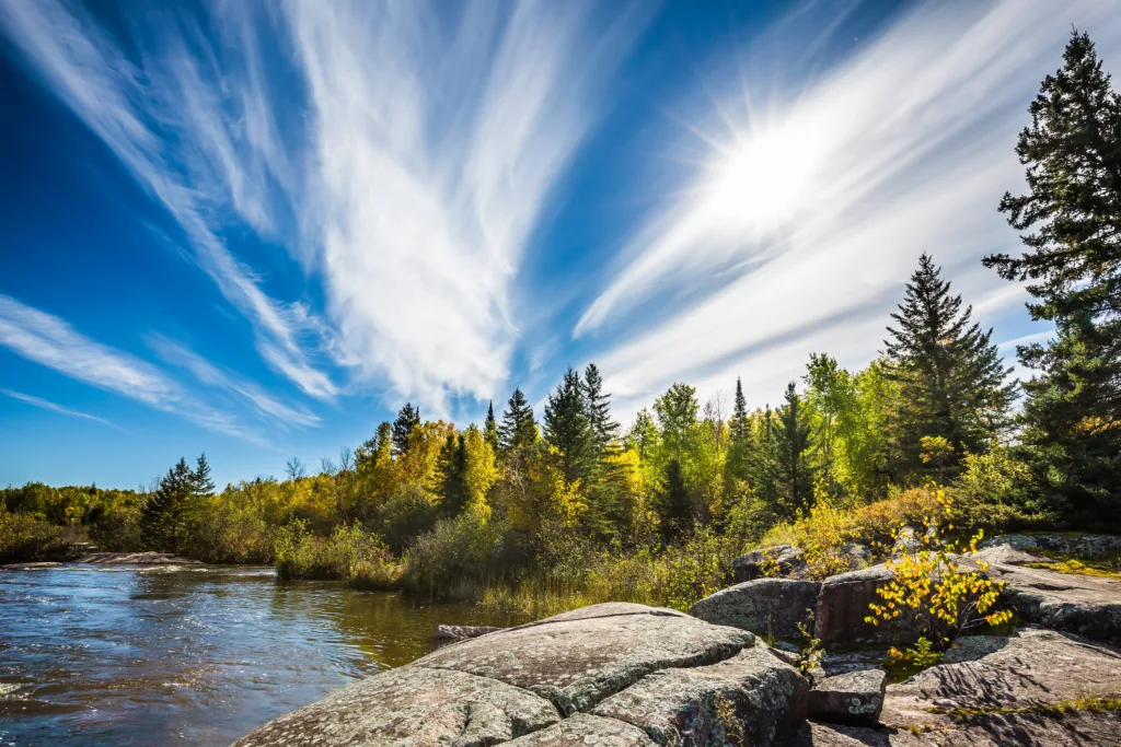 Príroda pri Winnipegu, Manitoba, Kanada