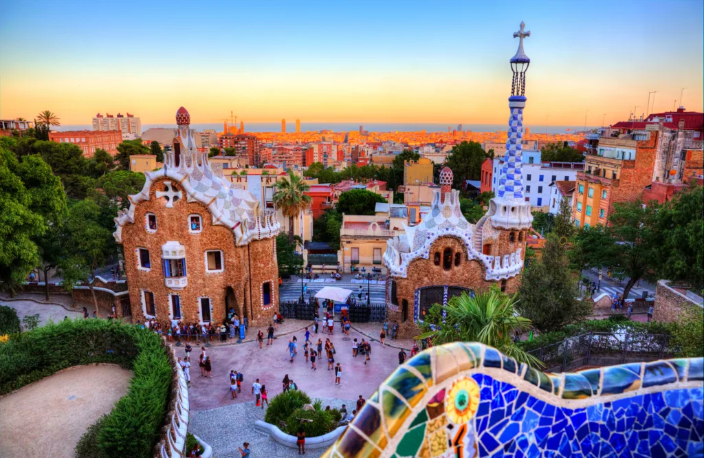 Park Güell, Barcelona, Španielsko