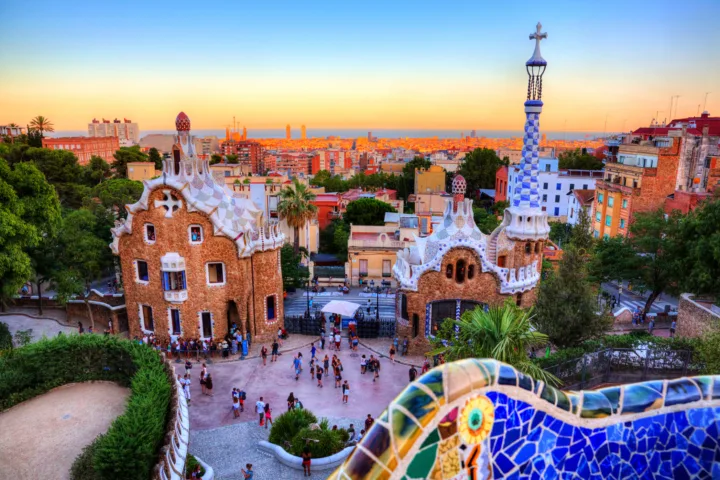 Park Güell, Barcelona, Španielsko