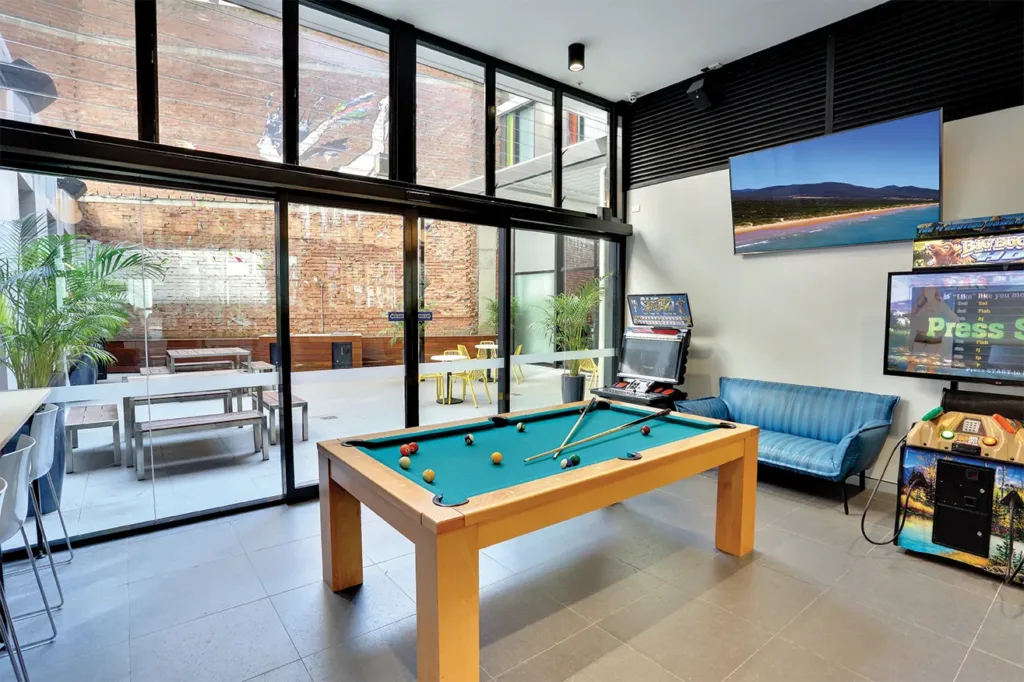 Kulečník v ELC Premium Apartment
