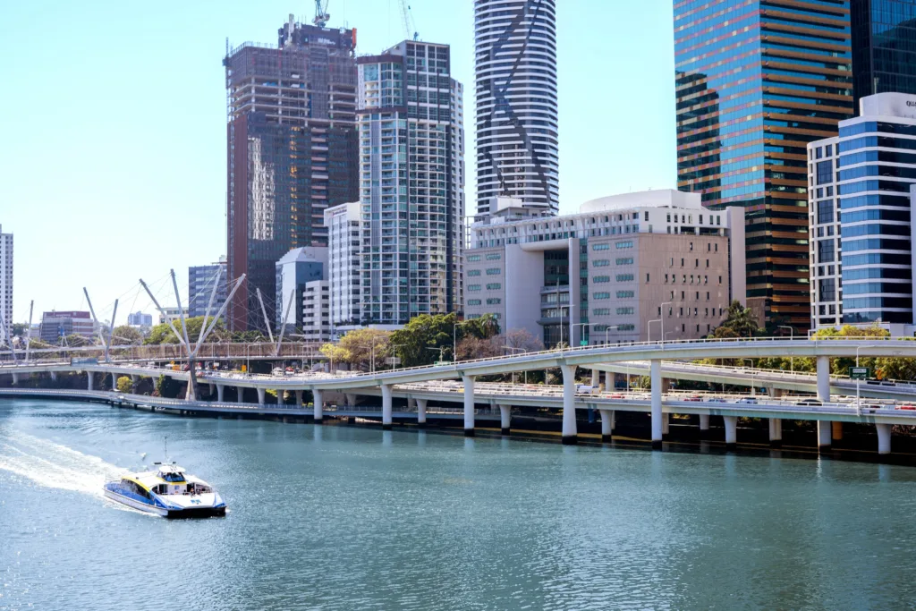 Výhľad na rieku pri Lexis Brisbane