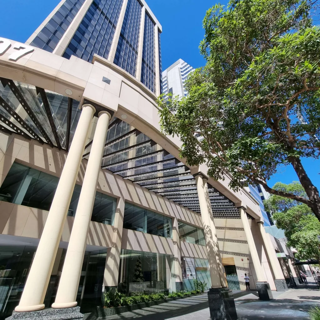 Budova Lexis English Perth na St Georges Terrace