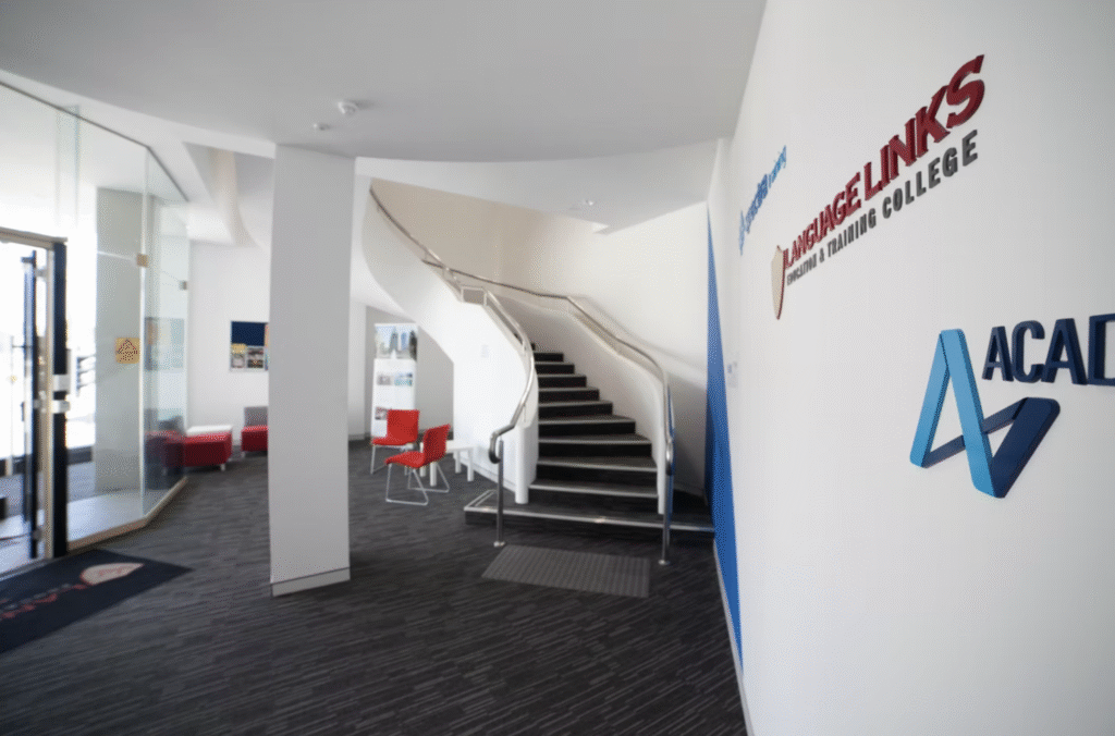 Schodisko a recepcia Language Links Perth