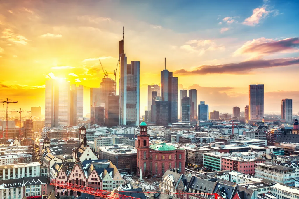 Frankfurt nad Mohanom, panoráma finančnej štvrte