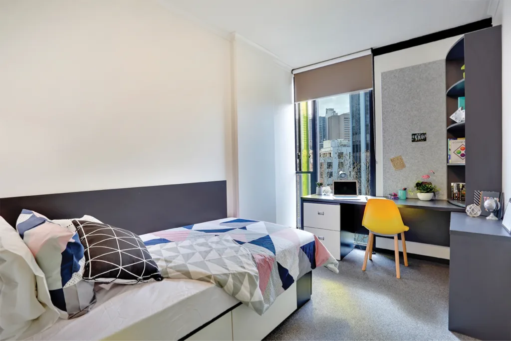 Izba v študentskej rezidencii, ELC Sydney