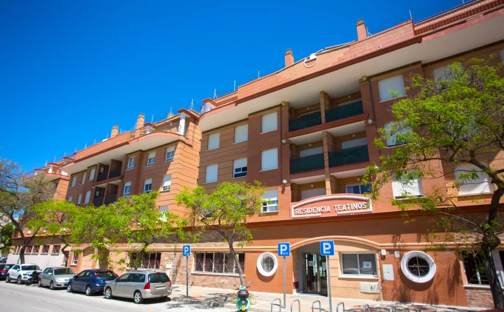 Budova Residencia Universitaria Teatinos v Málage, sídlo tábora Enforex