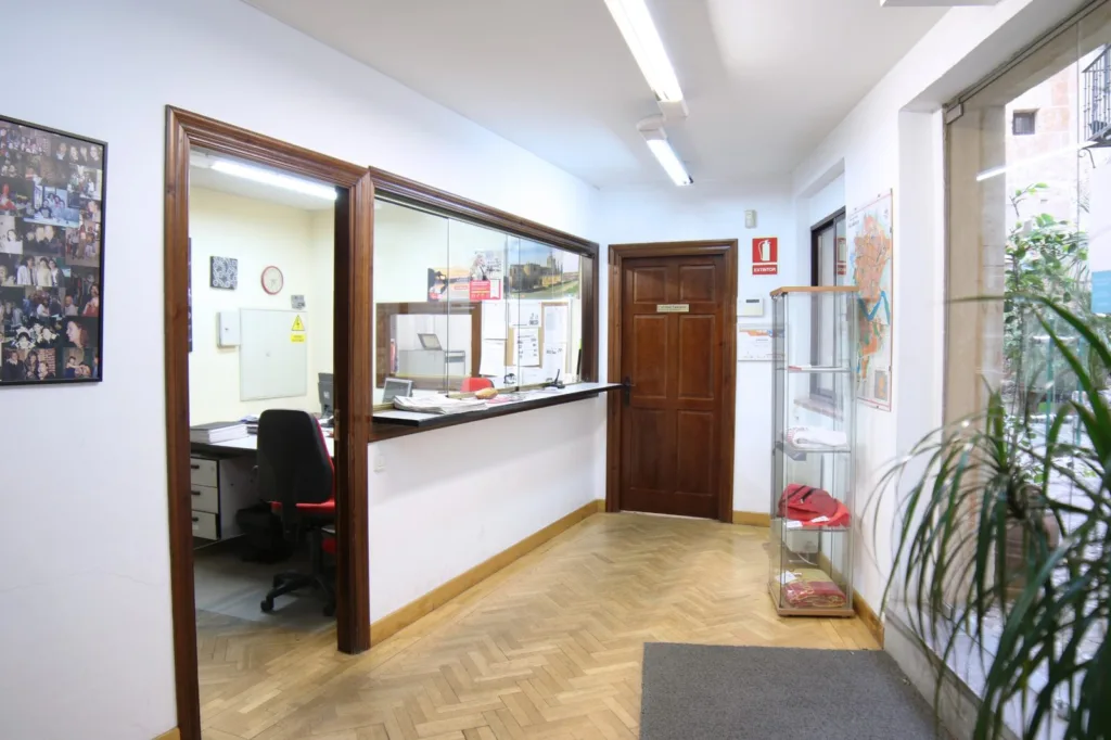 Recepcia školy, Enforex Salamanca